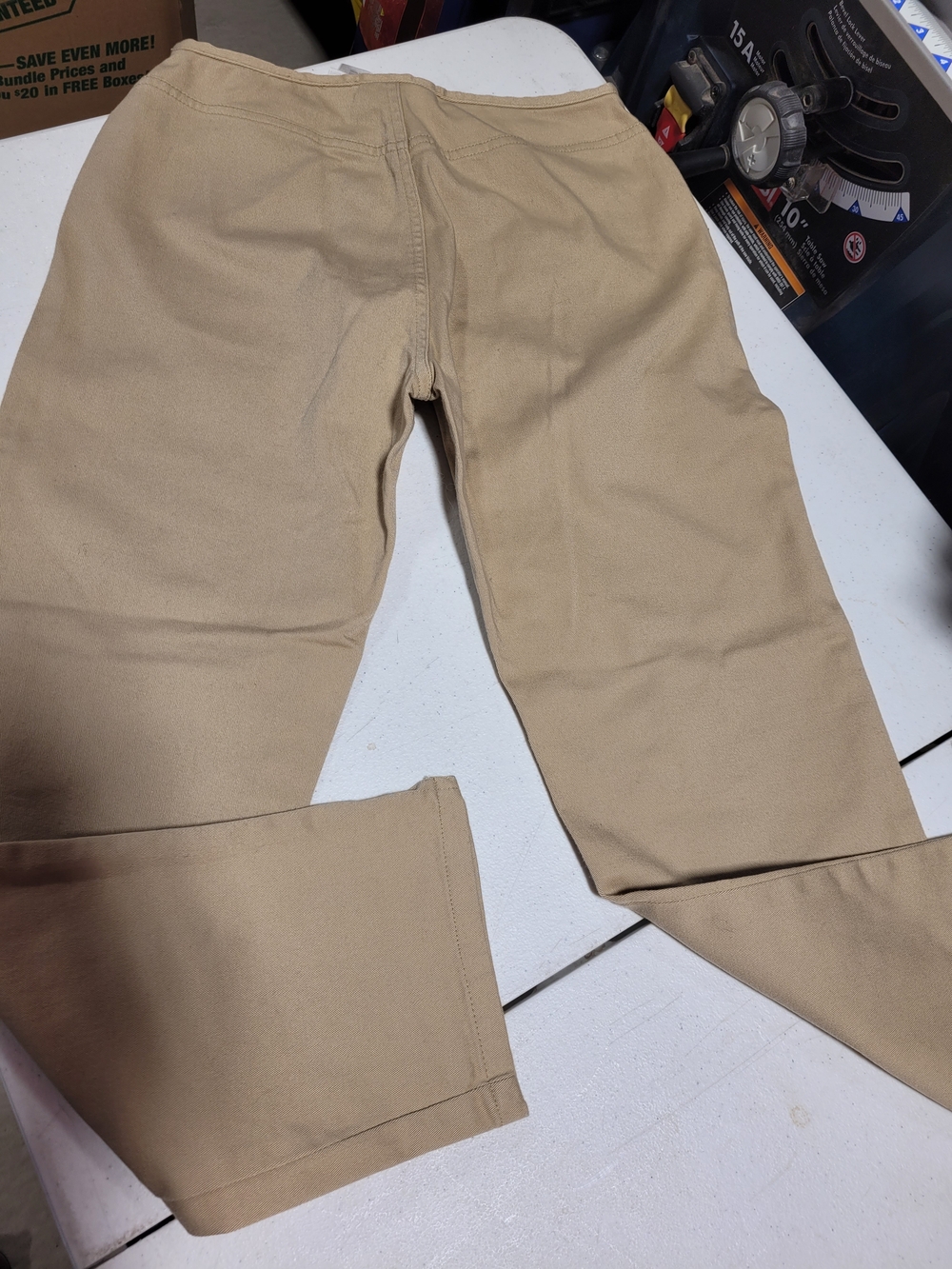 Liz Claiborne Women's Chino Pants in Khaki Tan - Picture 5 of 5